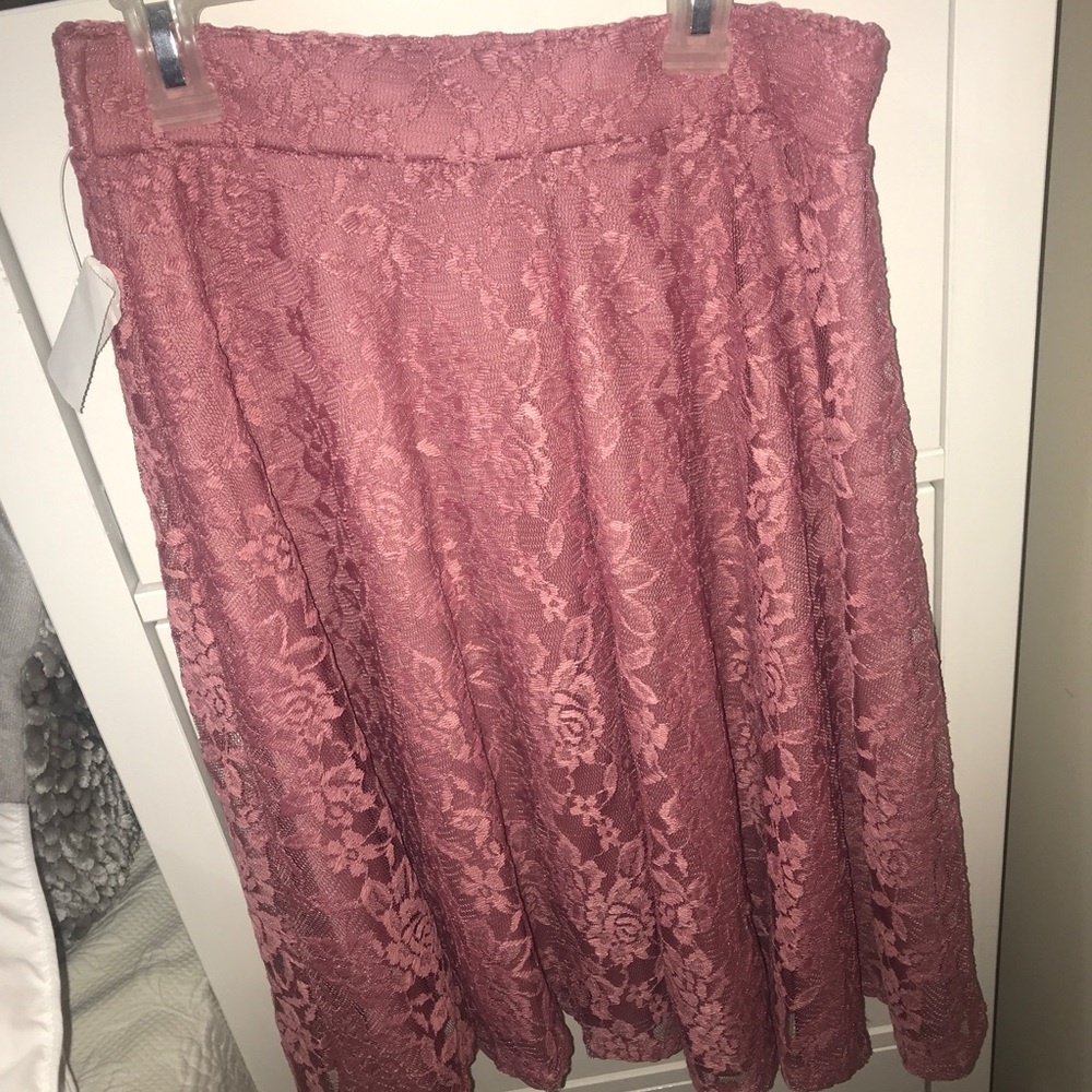 Pink skirt